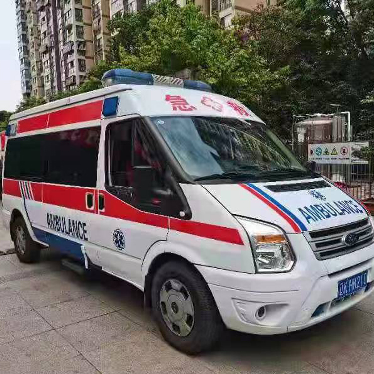 什运乡长途救护车护送病人返乡